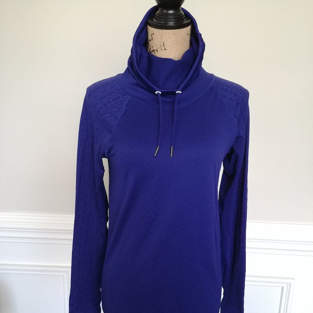 🛍️ BUNDLE ONLY -Women's Under Armour Cowl Neck Shirt Purple  SM
